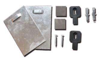 Spejbeslag, skjult sæt med 2 stk.