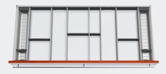 ORGA-LINE til arbejdsredskaber for 120 cm skuffe,TANDEMBOX , TANDEMBOX INTIVO