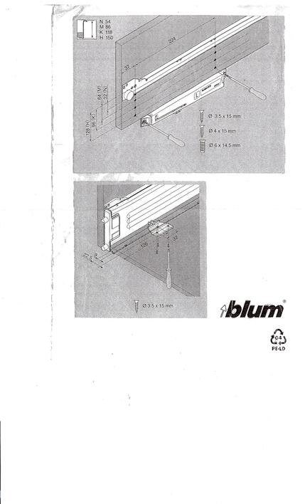 Blumotion til METABOX skuffer
