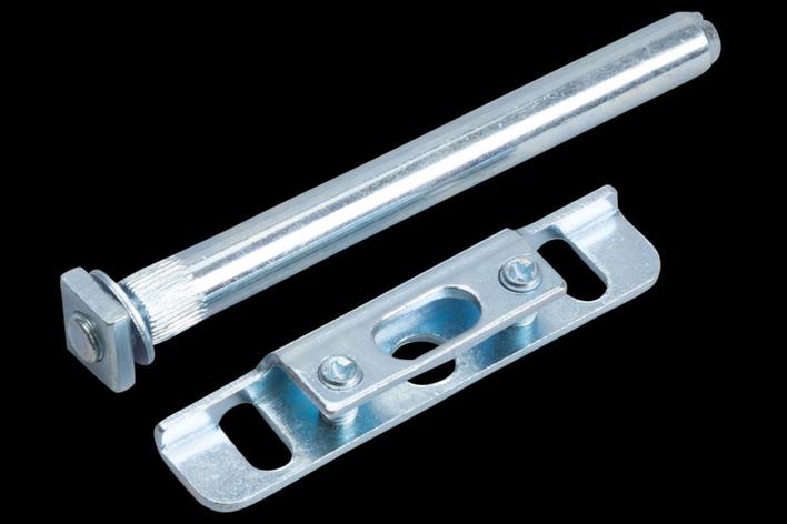 Hyldebærer, . m/rund bolt Ø10*110mm, 2 sortering