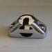 Cube halogen spejllampe i chrom med indv. frostet glas